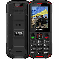 Мобільний телефон Sigma X-treme PA68 Black-Red (UA UCRF)