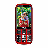 Мобільний телефон Sigma mobile Comfort 50 OPTIMA TYPE-C Red (UA UCRF)