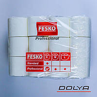 Туалетная бумага белая FESKO 2-слойная 24 рул/пачка (4 пач/ящ) (Артикул: 000002341)