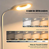 Бездротова лампа для читання перезаряджувана настільна DEEPLITE Clip з регулюванням світла та яскравості, фото 4