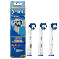 Насадки на електричну зубну щітку Oral-b Precision Clean EB20 3 шт. змінна насадка орал би щоденний догляд