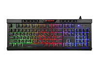 Игровая клавиатура 2E GAMING KG300 с LED подсветкой. Цвет Чёрный