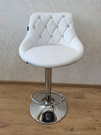 Крісло барне, візажне НС931W, біле
