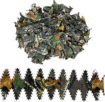 Маскувальне листя лазерна різка 50 смуг листя для 3D-камуфляжу