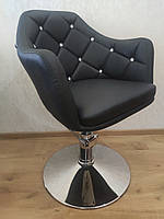Кресло парикмахерское HC830N, черное, гидравлика