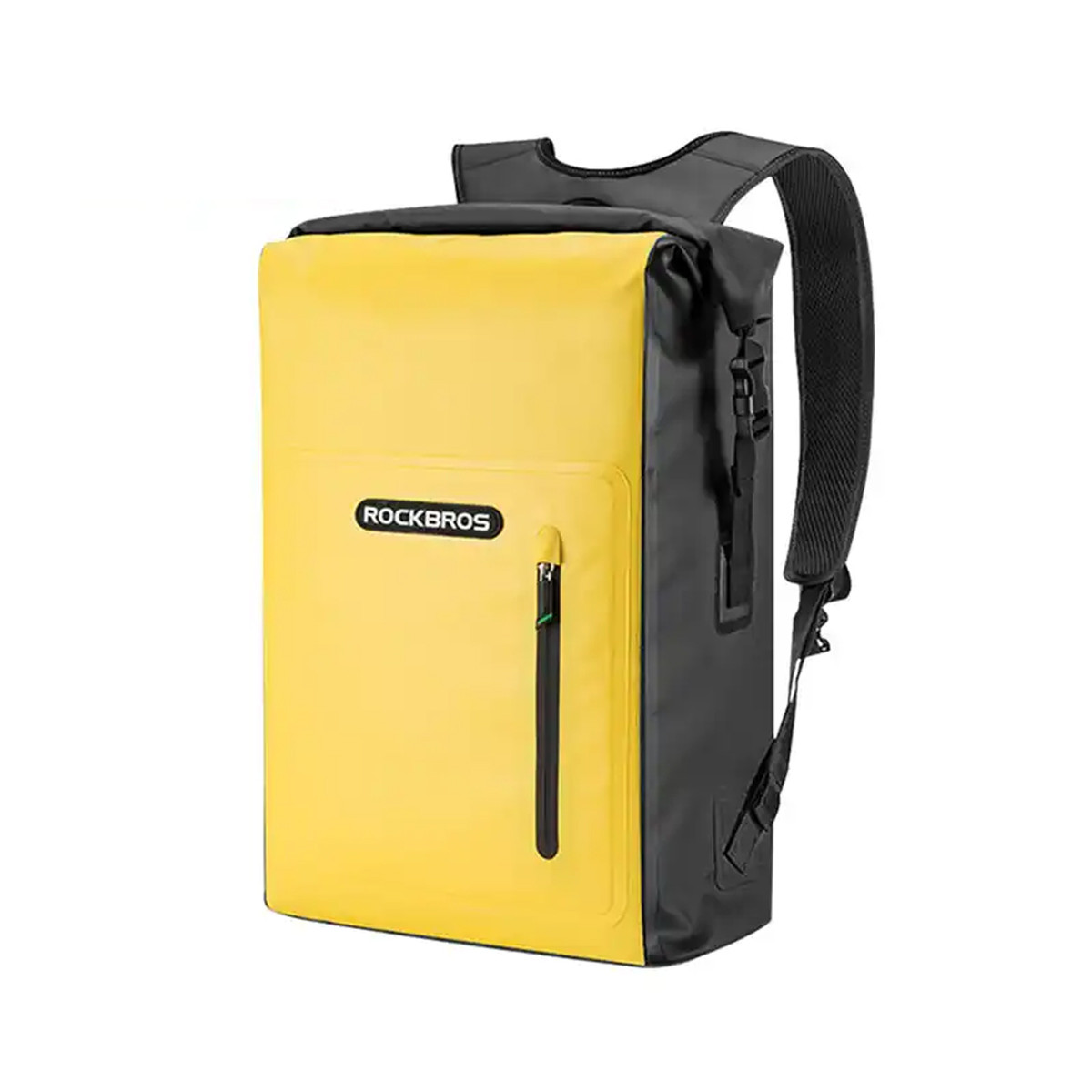 Водостійкий велосипедний кемпінговий гермомішок-рюкзак ROCKBROS AS-032 25л Жовтий