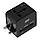 Мережевий фільтр Adapter XO WL-01 EU-US-UK Black, фото 2
