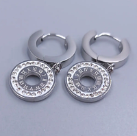 Сережки XUPING TTM Stainless Steel Довжина 2,8 см. Ширина 1,2 см.