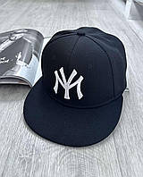 Кепка снепбек (Snapback) Нью Йорк NY Черный с белым 56-61р (9011)