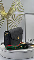 Женская сумка Gucci Ophidia Crossbody с плечевым ремнем черная