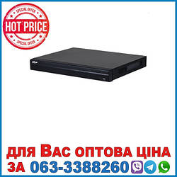 Відеореєстратор 32-канальний 1U 2HDD мережевий DHI-NVR4232-4KS2/L