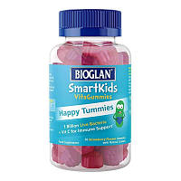 Лактобактерии для детей Bioglan Smartkids Happy Tummies (30 жевательных табл, клубника)