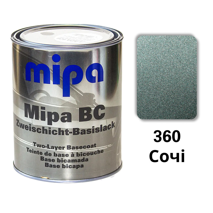 360 Сочі Металік база авто фарба Mipa 1 л