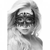 Ажурна маска Lace Eye-Mask — Empress, чорна