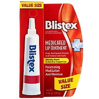 Blistex, Лечебная мазь для губ, заживляет сухие, потрескавшиеся участки губ 10 г