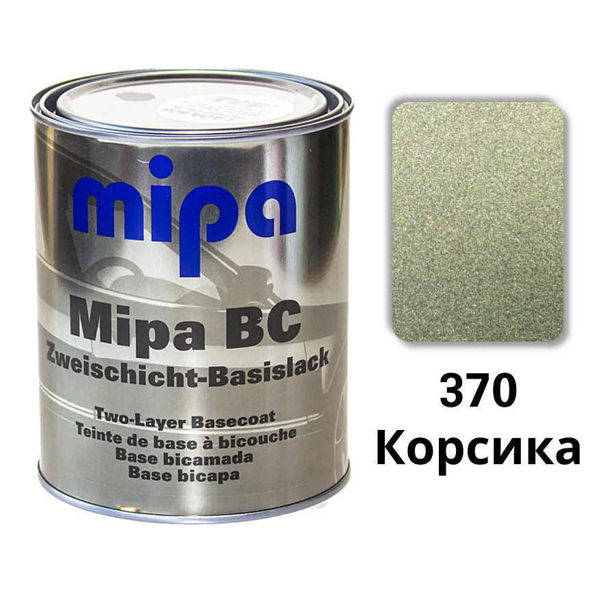 370 Корсика Металік база авто фарба Mipa 1 л