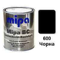 600 Черная Металлик база авто краска Mipa 1 л