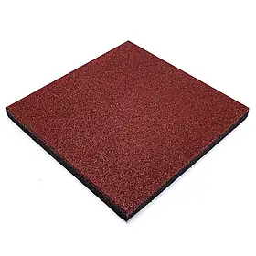 Гумова плитка Червоного кольору 30 мм