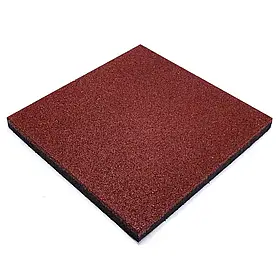 Гумова плитка Червоного кольору 40 мм