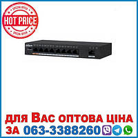 8-портовий POE комутатор PFS3009-8ET-96