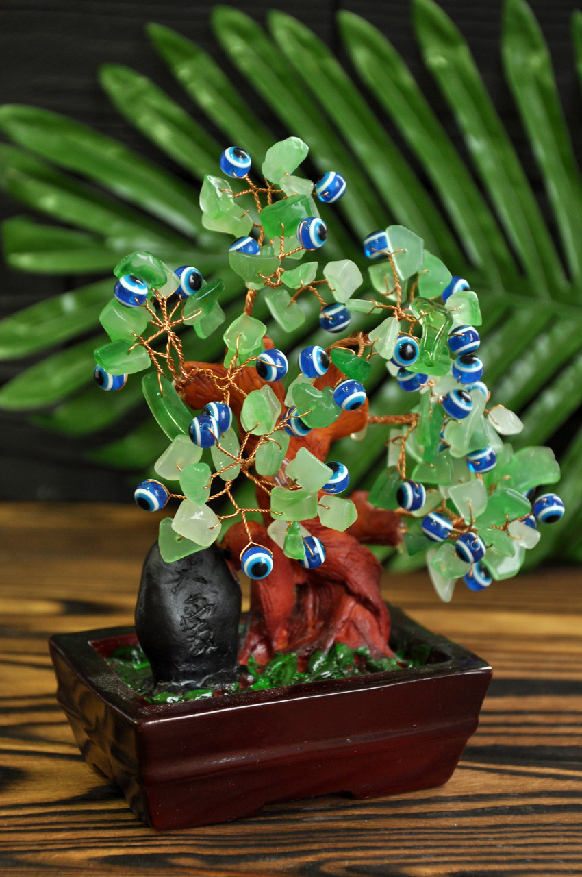 Дерево феншуй з камінням, авантюрин, фото 1