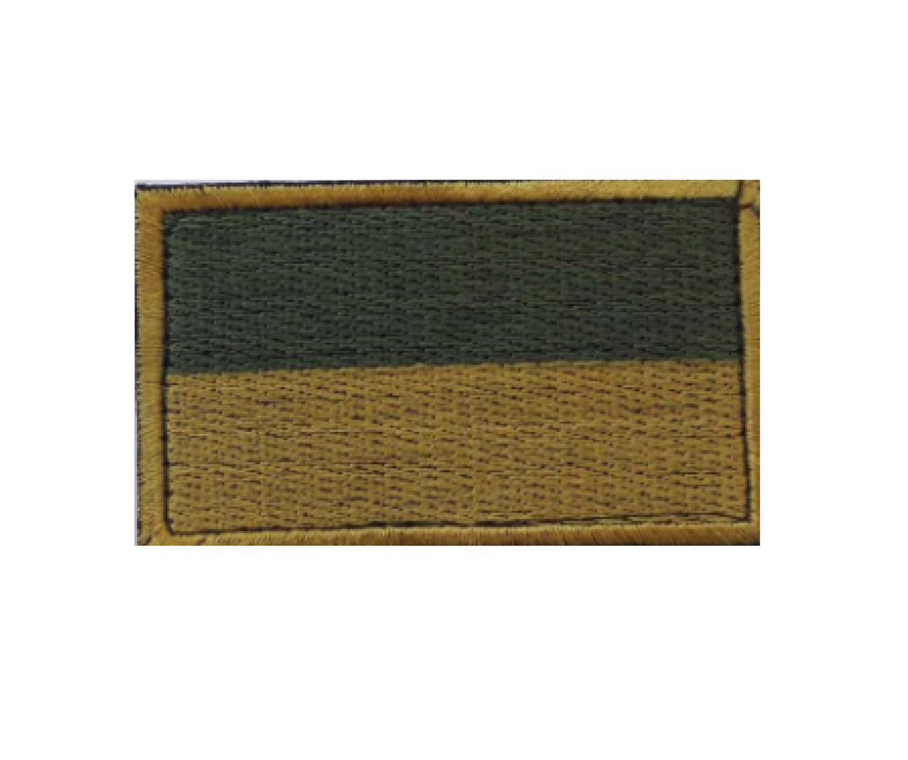 Шеврон польовий "Прапорець України" 6*4 на липучці, фото 1