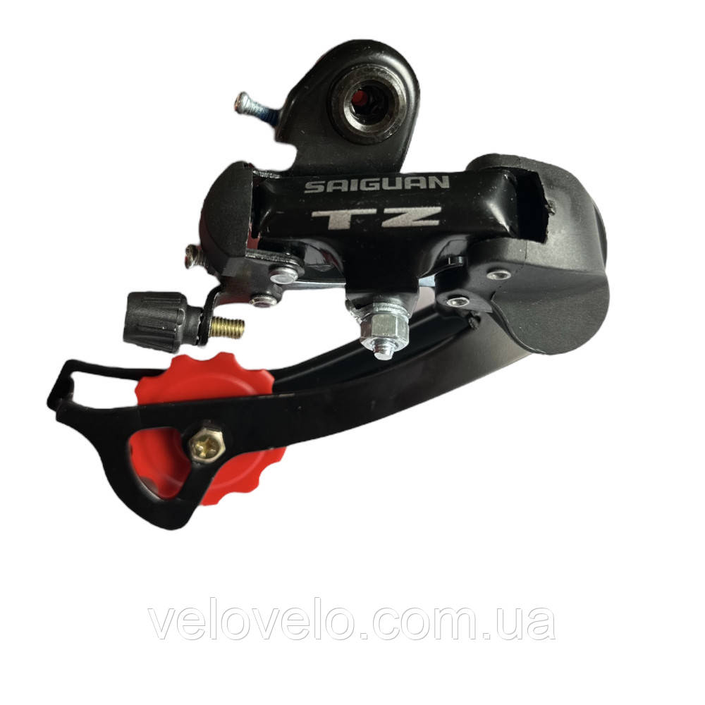 Перемикач задній SAIGUAN HG-62A TZ 39T 8 шв індекс довгий важіль болт чорний