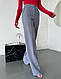 Жіночі класичні штани-палаццо із завищеною талією, фото 5