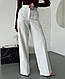 Жіночі класичні штани-палаццо із завищеною талією, фото 2