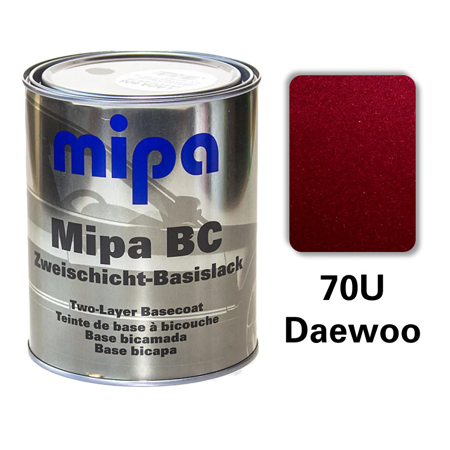 70U Daewoo Металік база авто фарба Mipa 1 л