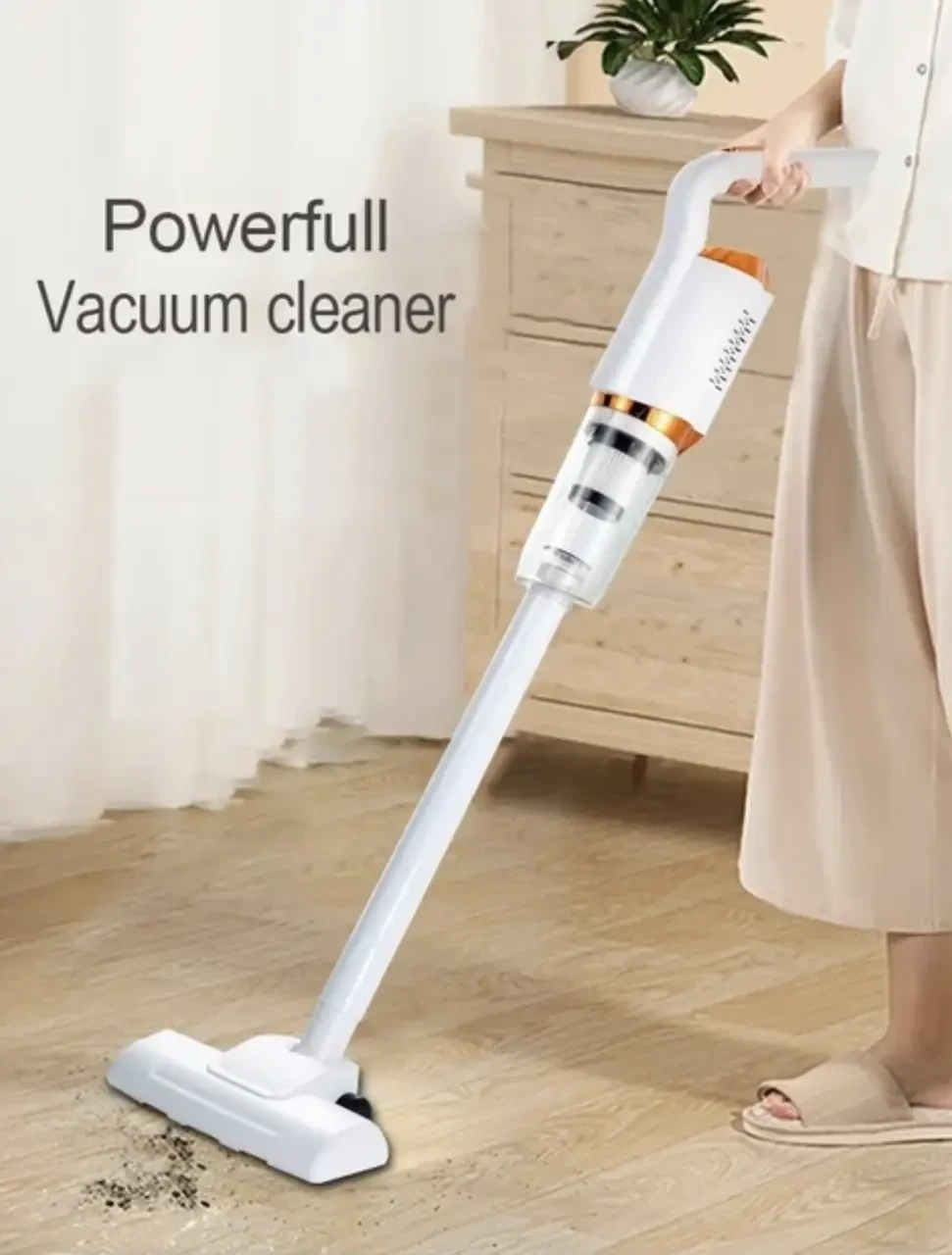 Пылесос вертикальный аккумуляторный для дома Вакуумный беспроводной ручной пылесос Vacuum Cleaner 120 Вт - фото 9 - id-p2186830173
