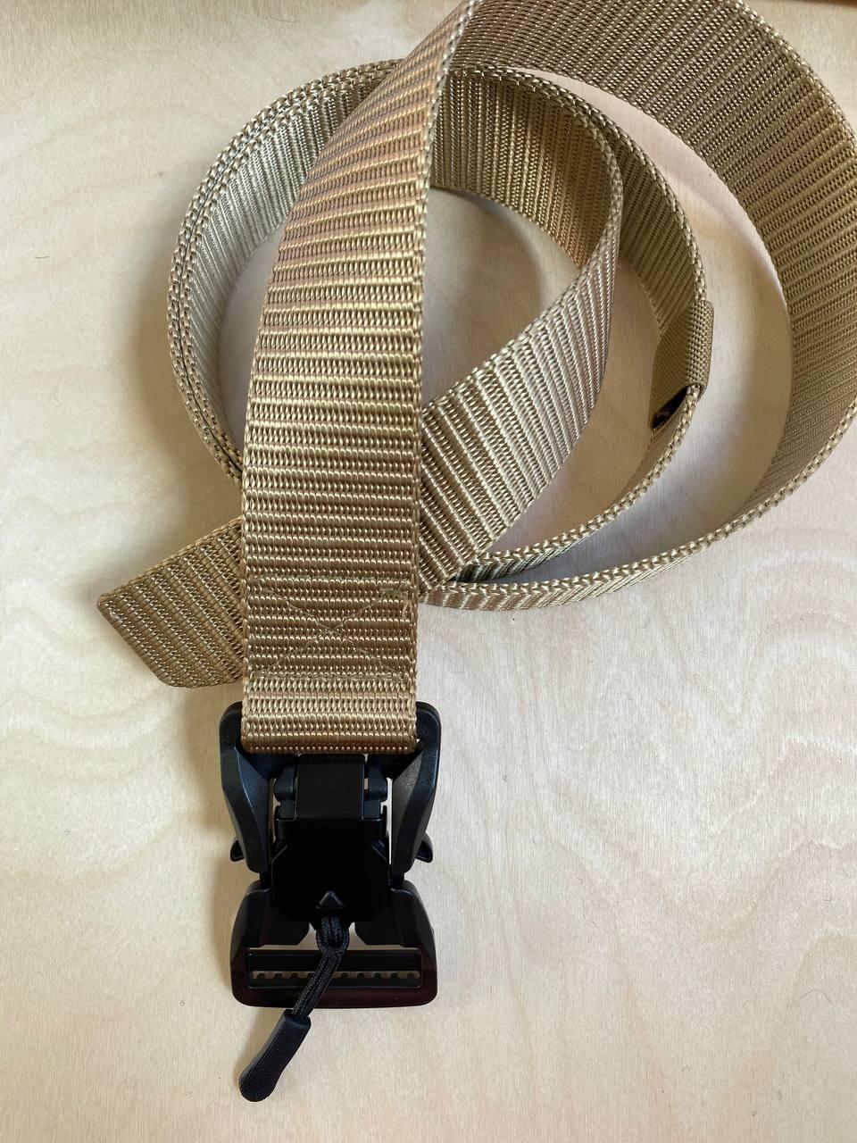 Тактический ремень кобра с магнитной пряжкой/ койот военный ремень - фото 1 - id-p2186823628
