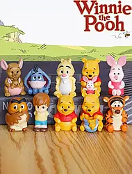 Вінні Пух та його друзі, вінні пух дісней, вінні пух іграшки, Winnie the Pooh and his friends дитячий ігровий набір 6 см 10шт