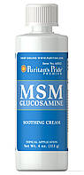 Крем з глюкозаміном і МСМ Puritan's Pride MSM Glucosamine Cream 113 g