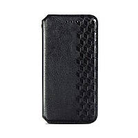 Защитный чехол-книжка для Xiaomi 12T Pro черная GETMAN Cubic (PU)