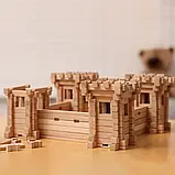 Дитячий дерев'яний конструктор Оборонні мури, 282 деталі, фото 2