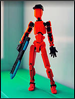 Многосуставной подвижный робот Dummy 13 Lucky 13 ПЕХОТИНЕЦ ПРИКРЫТИЯ, меняющий форму для детей и взрослых