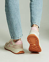 Кросівки жіночі Lifexpert 6603 37 молочно-рожевий нубук плащівка, фото 5