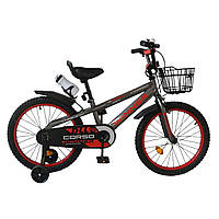 Велосипед двухколёсный (колёса 20", дополнительные колёса, корзина,багажник, сборка 85%) Corso Winner WN-20519