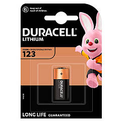 DR Батарейка DURACELL DL 123, 1 шт. у блістері, ціна за блістер