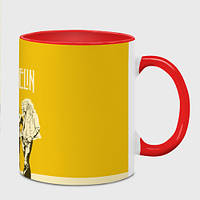 Чашка с принтом «Led Zeppelin» (цвет чашки на выбор)