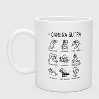 Чашка з принтом керамічний «The camera sutra»