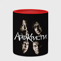 Чашка с принтом «Агата Кристи 2» (цвет чашки на выбор)