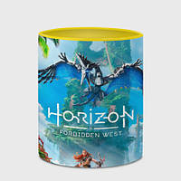 Чашка с принтом «Horizon Запретный Запад Элой» (цвет чашки на выбор)