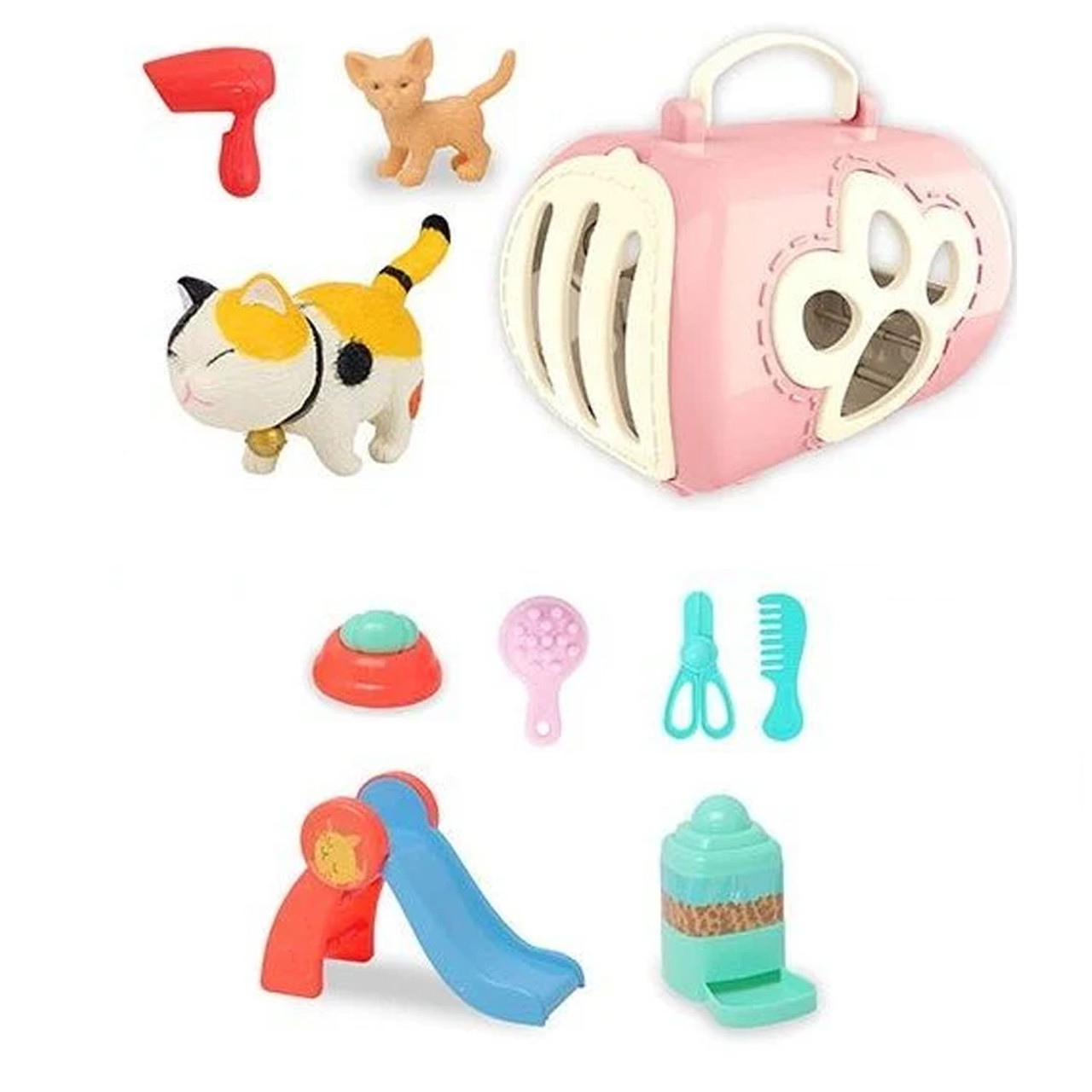 Ігровий набір Домашні улюбленці (фігурки тварин, ванна, аксесуари) 832-155, фото 1