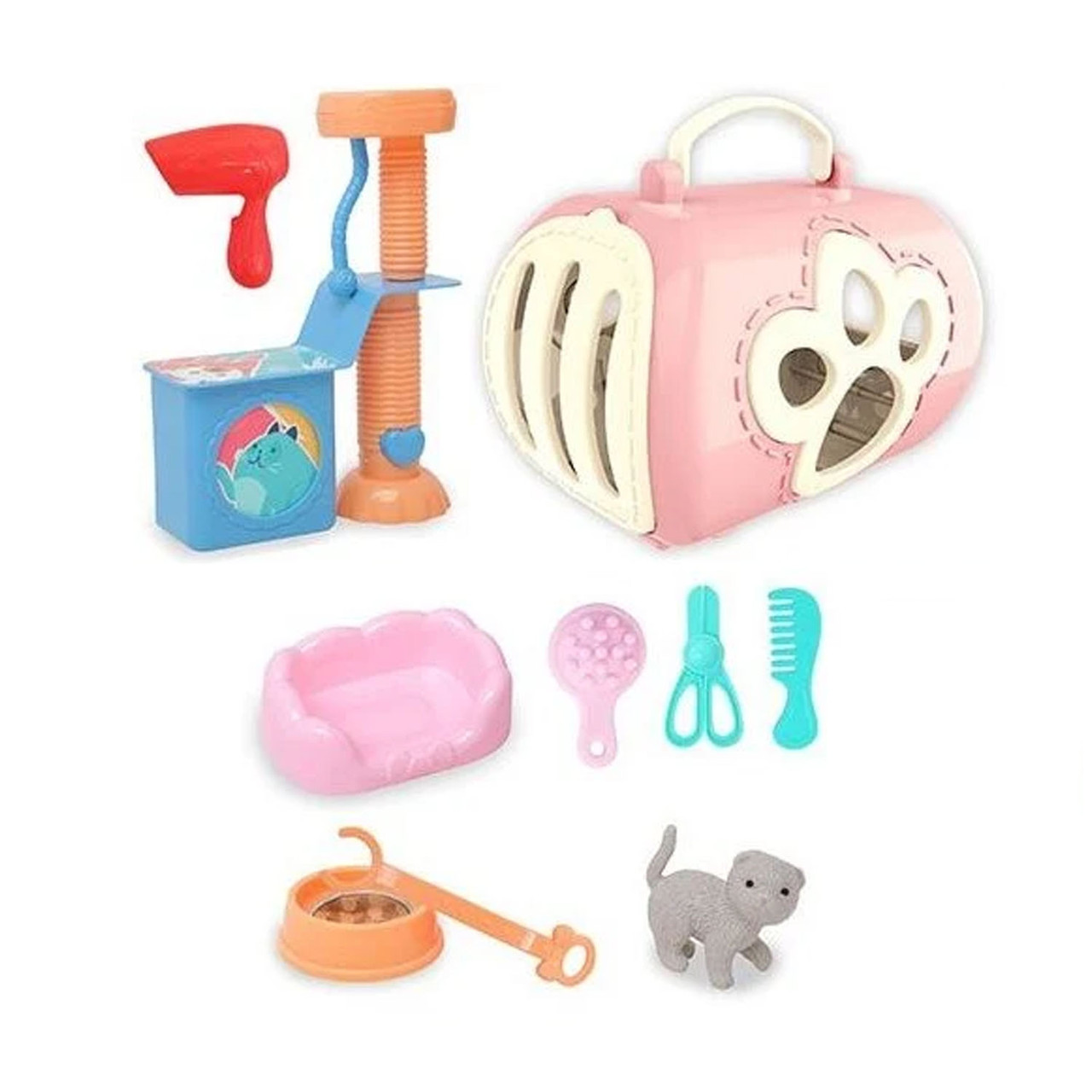 Ігровий набір Домашні улюбленці (фігурка тварини, ванна, аксесуари) 832-157, фото 1
