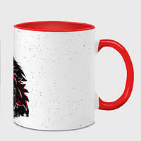 Чашка с принтом «Dragon Ball красная луна» (цвет чашки на выбор)