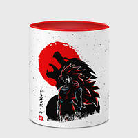 Чашка з принтом «Dragon Ball червона місяць» (колір чашки на вибір)