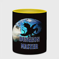 Чашка з принтом «Dungeon Master» (колір чашки на вибір)
