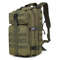 Тактический штурмовой рюкзак Eagle M05G 25л темно-зеленый дубл